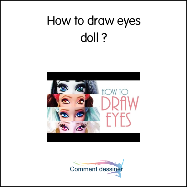 How to draw eyes doll